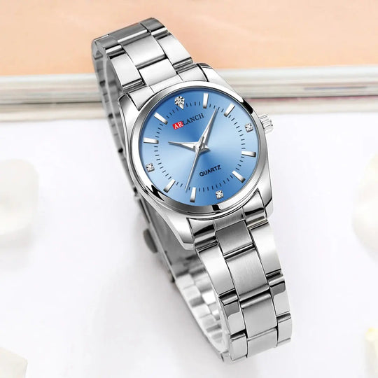 VA VA VOOM Luxury Minimalist Pink Rhinestone Women's Watch 29mm Mobile shop