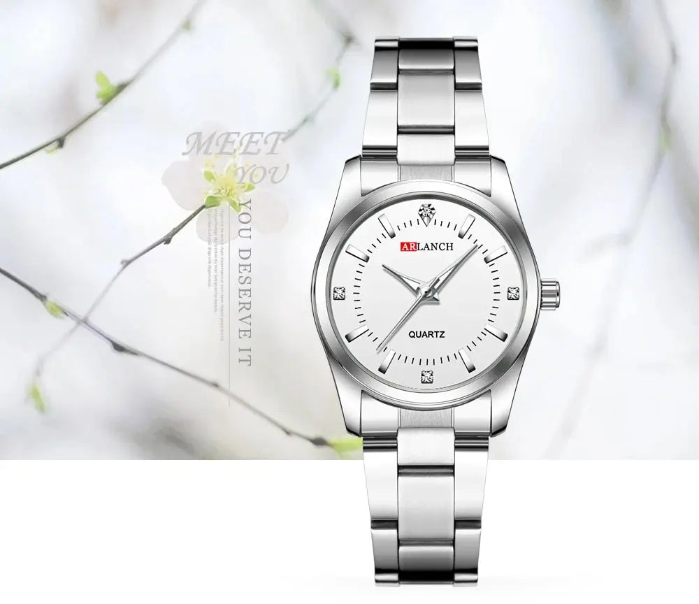 VA VA VOOM Luxury Minimalist Pink Rhinestone Women's Watch 29mm Mobile shop