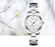 VA VA VOOM Luxury Minimalist Pink Rhinestone Women's Watch 29mm Mobile shop