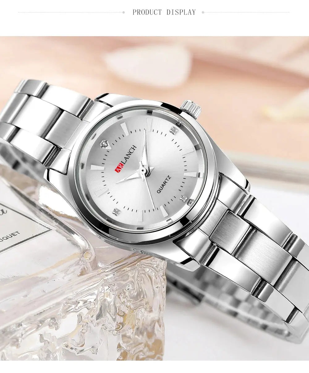 VA VA VOOM Luxury Minimalist Pink Rhinestone Women's Watch 29mm Mobile shop