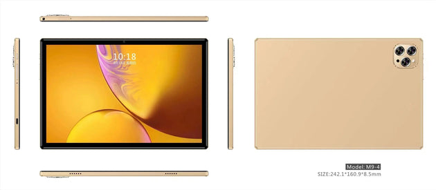 idoshow 10.1 Inch Octa Core Tablet PC with 8GB RAM and 64GB Storage, Android 12, 4G LTE Ryglobal