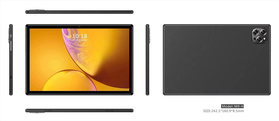 idoshow 10.1 Inch Octa Core Tablet PC with 8GB RAM and 64GB Storage, Android 12, 4G LTE Ryglobal