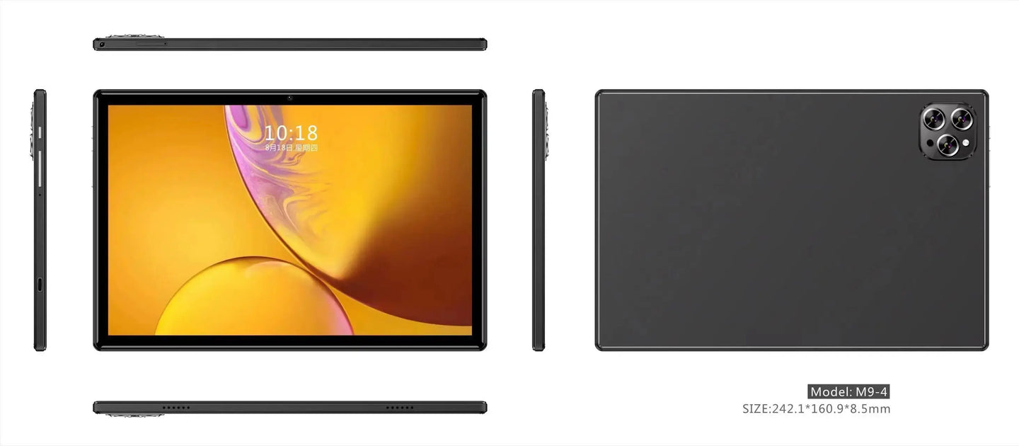 idoshow 10.1 Inch Octa Core Tablet PC with 8GB RAM and 64GB Storage, Android 12, 4G LTE Ryglobal