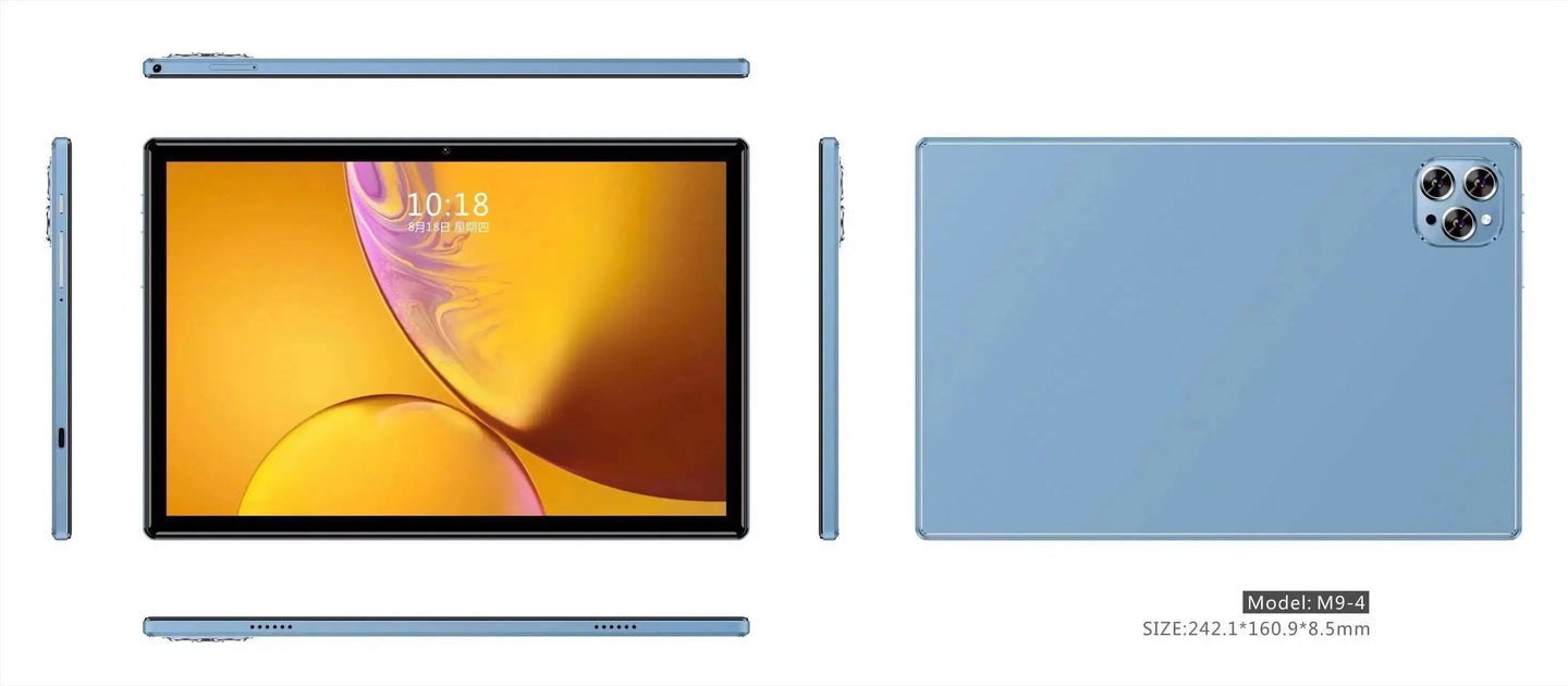 idoshow 10.1 Inch Octa Core Tablet PC with 8GB RAM and 64GB Storage, Android 12, 4G LTE Ryglobal