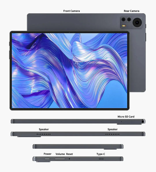 idoshow 10.1 Inch Octa Core Tablet PC - 8GB RAM, 64GB ROM, 4G LTE, Android 12 Ryglobal