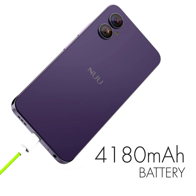 NUU A15 | 2023 | Unlocked | US Warranty | 6.5" HD | 128GB + 4GB RAM | 4,180mAh Battery | 50 MP AI Camera | Android 13 | - Mobile shop