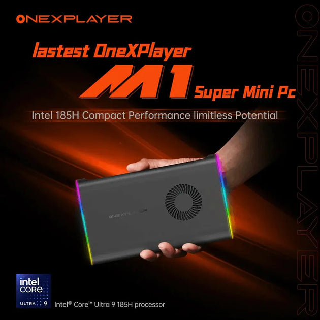 OneXPlayer M1 Mini PC - Intel Core i9, 7" Touchscreen, 512GB SSD, 16GB RAM Ryglobal