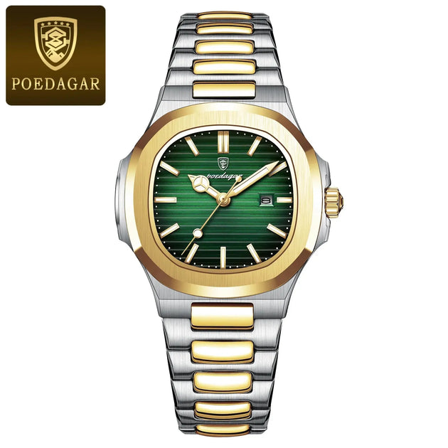 POEDAGAR Luxury Waterproof Luminous Square Quartz Watch for Women Mobile shop