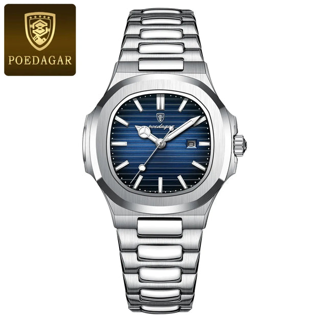 POEDAGAR Luxury Waterproof Luminous Square Quartz Watch for Women Mobile shop