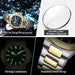 POEDAGAR Luxury Waterproof Luminous Square Quartz Watch for Women Mobile shop