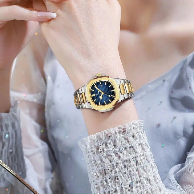 POEDAGAR Luxury Waterproof Luminous Square Quartz Watch for Women Mobile shop