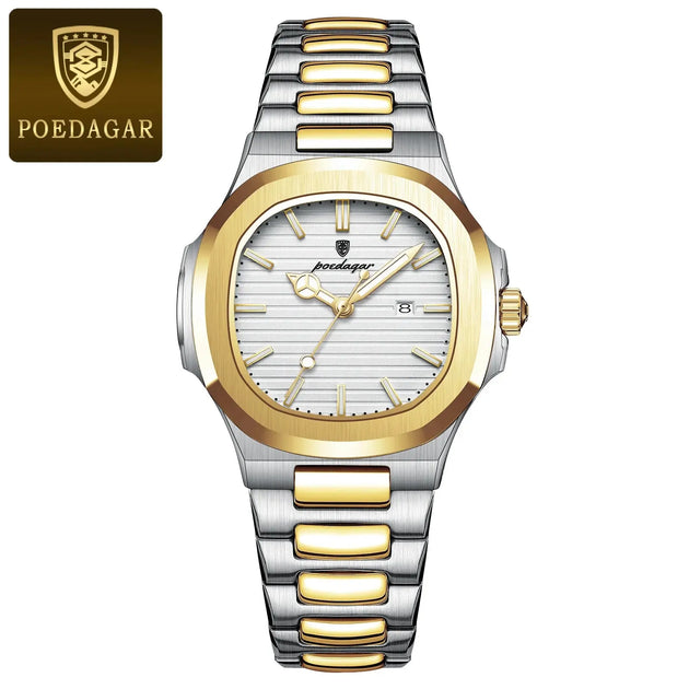 POEDAGAR Luxury Waterproof Luminous Square Quartz Watch for Women Mobile shop
