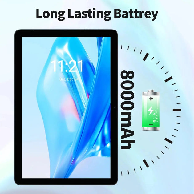 PRITOM TAB11 10 Inch Android 14 Tablet with Octa-Core, 128GB Storage, and Dual Cameras Ryglobal