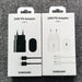 Samsung 25W Super Fast Charge Adapter with Type-C Cable for Galaxy S24 S23 S22 S21 S20 Note 20 Ultra Mobile shop