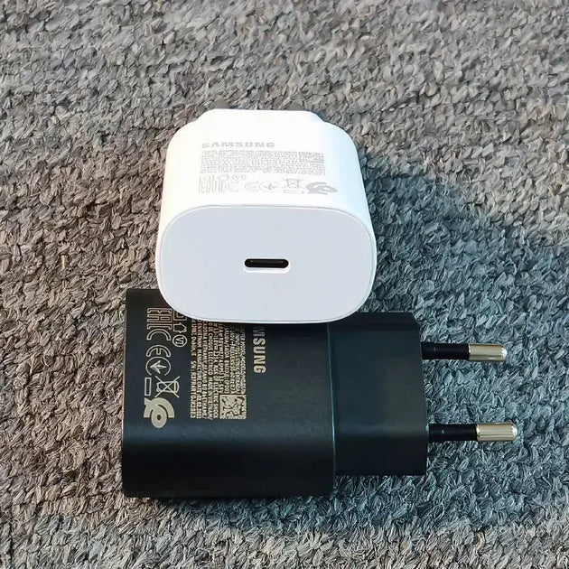 Samsung 25W Super Fast Charge Adapter with Type-C Cable for Galaxy S24 S23 S22 S21 S20 Note 20 Ultra Mobile shop