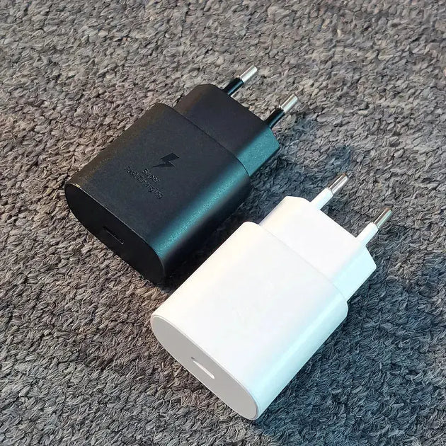 Samsung 25W Super Fast Charge Adapter with Type-C Cable for Galaxy S24 S23 S22 S21 S20 Note 20 Ultra Mobile shop