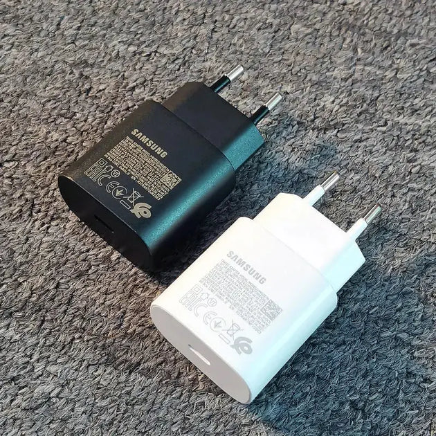 Samsung 25W Super Fast Charge Adapter with Type-C Cable for Galaxy S24 S23 S22 S21 S20 Note 20 Ultra Mobile shop