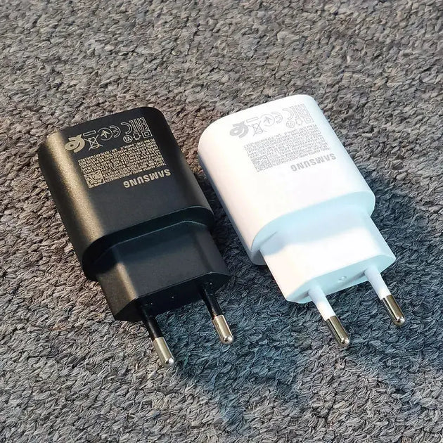 Samsung 25W Super Fast Charge Adapter with Type-C Cable for Galaxy S24 S23 S22 S21 S20 Note 20 Ultra Mobile shop