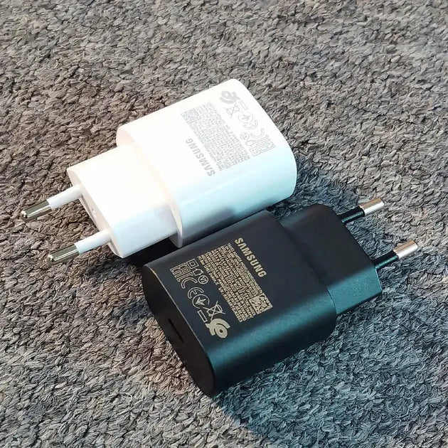 Samsung 25W Super Fast Charge Adapter with Type-C Cable for Galaxy S24 S23 S22 S21 S20 Note 20 Ultra Mobile shop