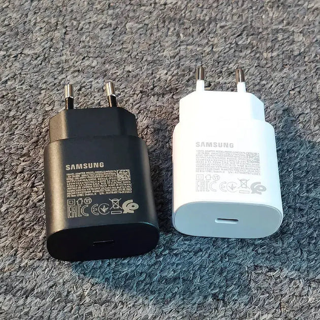 Samsung 25W Super Fast Charge Adapter with Type-C Cable for Galaxy S24 S23 S22 S21 S20 Note 20 Ultra Mobile shop
