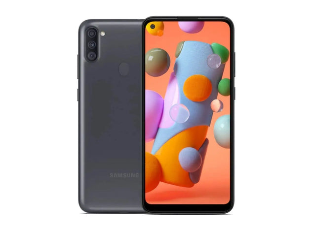 SAMSUNG Galaxy A11 SM - A115A 32GB Single - Sim Android Smartphone - Black (Renewed) - Mobile shop