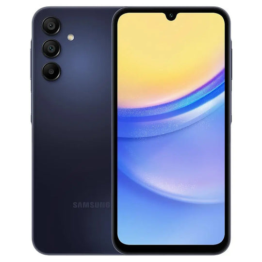 SAMSUNG Galaxy A15 5G (128GB, 2024) 6.5" 90Hz AMOLED, 50MP Camera, 4G Volte (Fully Unlocked International Model for AT&T, T - Mobile, Verizon, Global) A156U (Blue Black) (Renewed) - Mobile shop