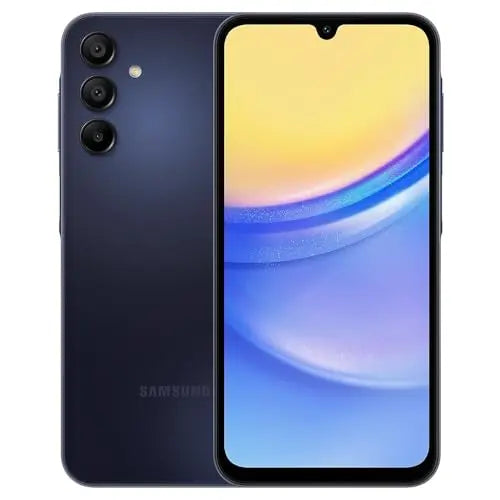 SAMSUNG Galaxy A15 5G (128GB, 2024) 6.5" 90Hz AMOLED, 50MP Camera, 4G Volte (Fully Unlocked International Model for AT&T, T - Mobile, Verizon, Global) A156U (Blue Black) (Renewed) - Mobile shop