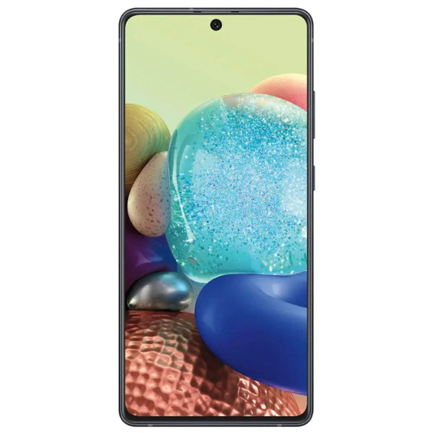 SAMSUNG Galaxy A71 5G (128GB, 6GB) 6.7" AMOLED+, Snapdragon 765G, 4500mAh Battery, Global 5G Volte GSM AT&T Unlocked (T - Mobile, Metro, Straight Talk) A716U (Prism Cube Black) (Renewed) - Mobile shop