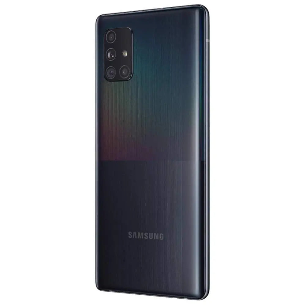SAMSUNG Galaxy A71 5G (128GB, 6GB) 6.7" AMOLED+, Snapdragon 765G, 4500mAh Battery, Global 5G Volte GSM AT&T Unlocked (T - Mobile, Metro, Straight Talk) A716U (Prism Cube Black) (Renewed) - Mobile shop