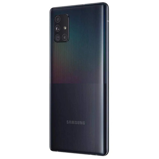 SAMSUNG Galaxy A71 5G (128GB, 6GB) 6.7" AMOLED+, Snapdragon 765G, 4500mAh Battery, Global 5G Volte GSM AT&T Unlocked (T - Mobile, Metro, Straight Talk) A716U (Prism Cube Black) (Renewed) - Mobile shop