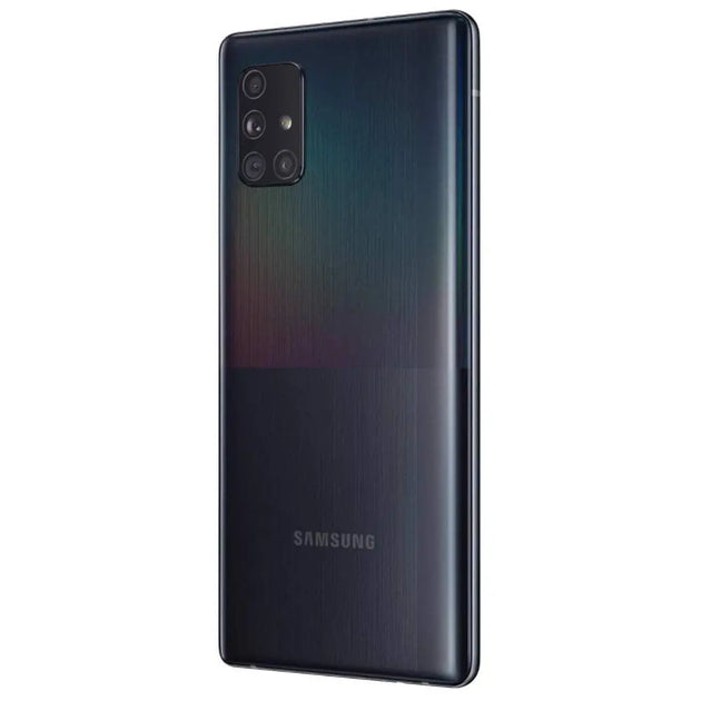SAMSUNG Galaxy A71 5G (128GB, 6GB) 6.7" AMOLED+, Snapdragon 765G, 4500mAh Battery, Global 5G Volte GSM AT&T Unlocked (T - Mobile, Metro, Straight Talk) A716U (Prism Cube Black) (Renewed) - Mobile shop