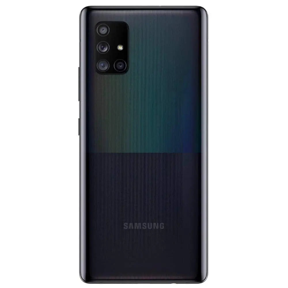 SAMSUNG Galaxy A71 5G (128GB, 6GB) 6.7" AMOLED+, Snapdragon 765G, 4500mAh Battery, Global 5G Volte GSM AT&T Unlocked (T - Mobile, Metro, Straight Talk) A716U (Prism Cube Black) (Renewed) - Mobile shop