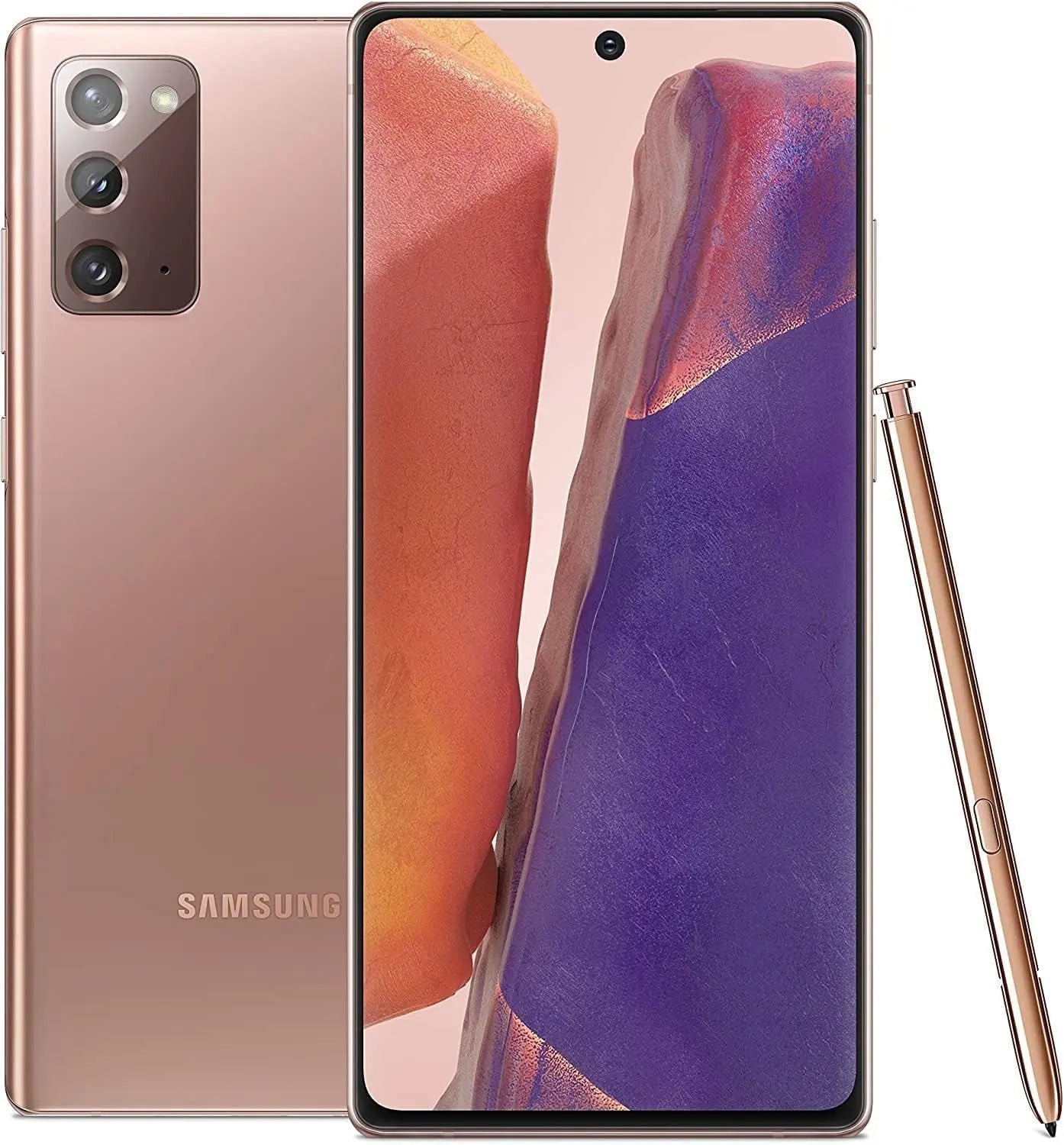 SAMSUNG Galaxy Note 20 5G (128GB, 8GB) 6.7" AMOLED+, Snapdragon 865, Global 5G Volte (GSM + CDMA) Factory Unlocked (AT&T, Verizon, Sprint, Metro) N981U (Renewed) - Mobile shop
