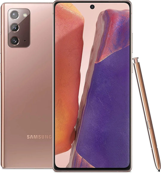 SAMSUNG Galaxy Note 20 5G (128GB, 8GB) 6.7" AMOLED+, Snapdragon 865, Global 5G Volte (GSM + CDMA) Factory Unlocked (AT&T, Verizon, Sprint, Metro) N981U (Renewed) - Mobile shop
