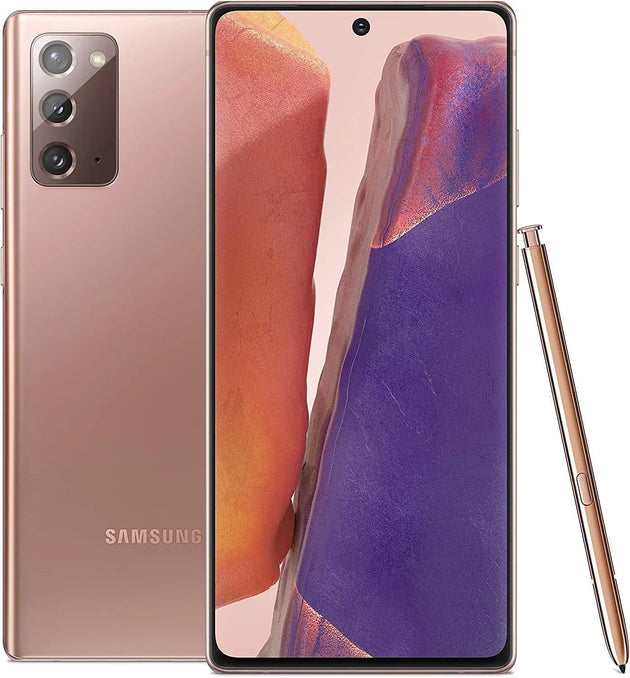 SAMSUNG Galaxy Note 20 5G (128GB, 8GB) 6.7" AMOLED+, Snapdragon 865, Global 5G Volte (GSM + CDMA) Factory Unlocked (AT&T, Verizon, Sprint, Metro) N981U (Renewed) - Mobile shop