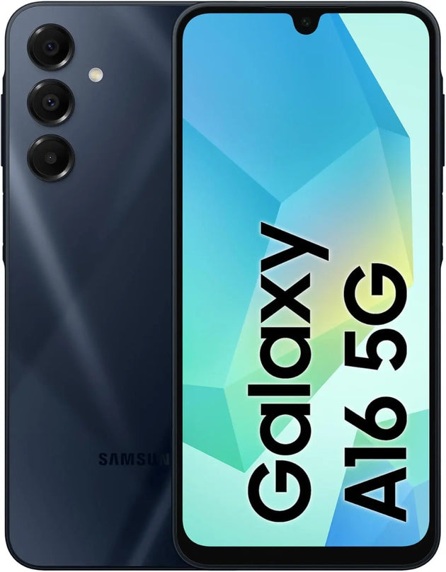 Samsung Straight Talk Galaxy A16 5G SM - S166V 128GB 4GB RAM Blue 6.7" FHD+ Super AMOLED Android 14 Triple Rear Camera 5G Smartphone - Mobile shop