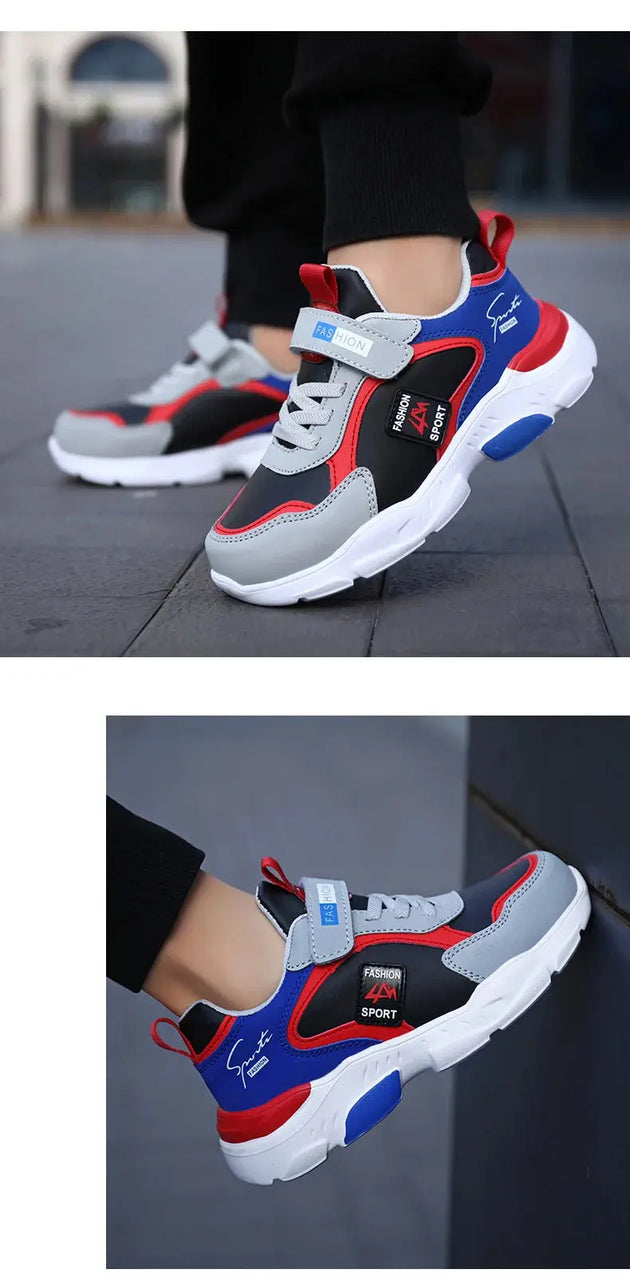 NBGAGACN Lightweight Breathable Outdoor Sneakers for Boys 7-13Y Mobile shop