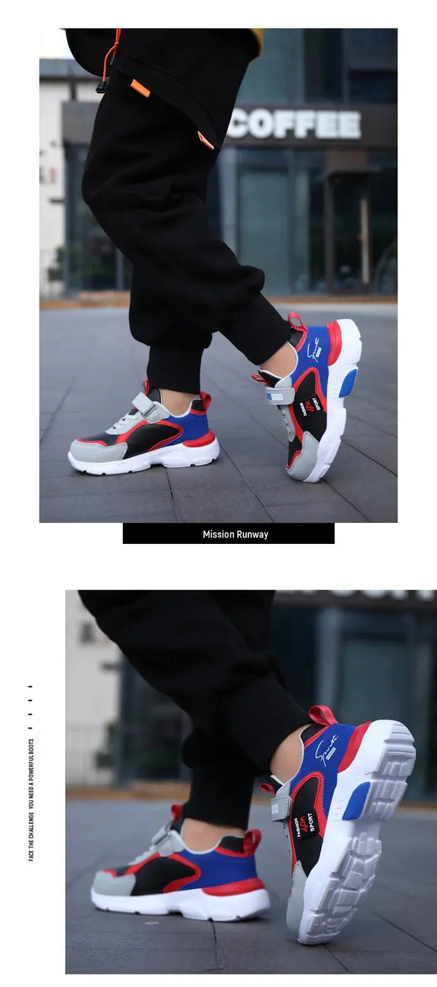 NBGAGACN Lightweight Breathable Outdoor Sneakers for Boys 7-13Y Mobile shop