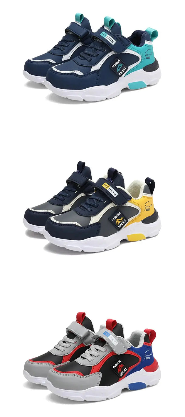 NBGAGACN Lightweight Breathable Outdoor Sneakers for Boys 7-13Y Mobile shop