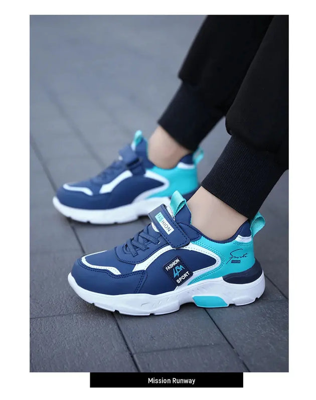 NBGAGACN Lightweight Breathable Outdoor Sneakers for Boys 7-13Y Mobile shop