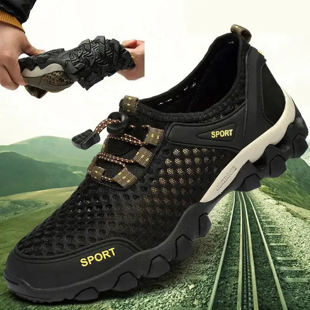 NoEnName_Null Men's Breathable Mesh Casual Sneakers Mobile shop
