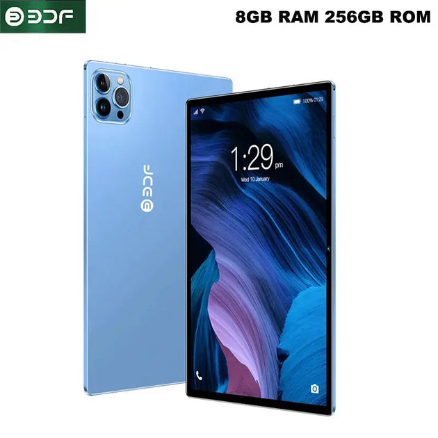 BDF 10.1 Inch Octa Core 4G LTE Tablet with 256GB Storage Ryglobal