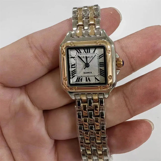 GREALY Gold Stainless Steel Ladies Fashion Quartz Watch Mobile shop