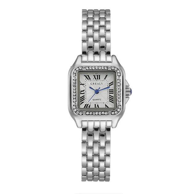 GREALY Gold Stainless Steel Ladies Fashion Quartz Watch Mobile shop
